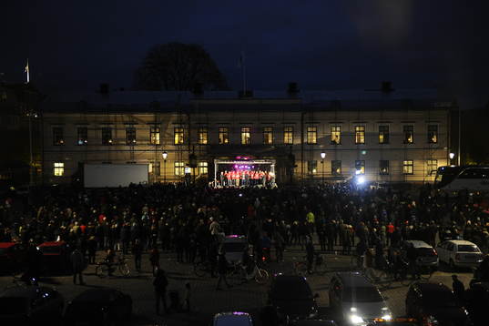 2012 Fotboll,  Östers firas på Stora Torget i Växjö