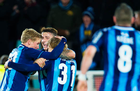 Andreas Dahlén, Erton Fejzullahu och Simon Tibbling,