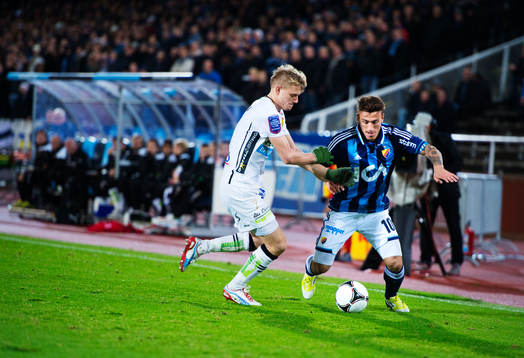 Jakob Olsson, GAIS, och Erton Fejzullahu, Djurgården