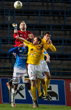 Fredrik Persson, målvakt, Ibrahim Koroma, Trelleborg,