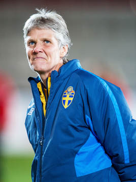 Fotboll, Damlandslaget, Träningslandskamp, Sverige -