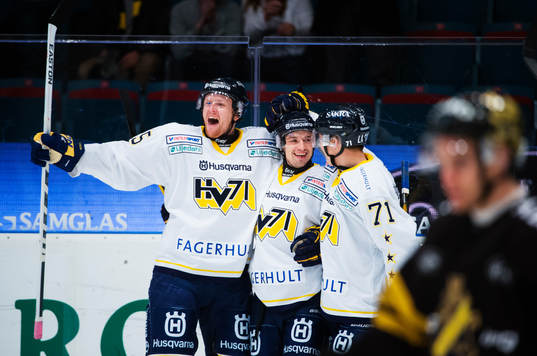 Daniel Fernholm, Patrik Carlsson och Williams Karlsson,