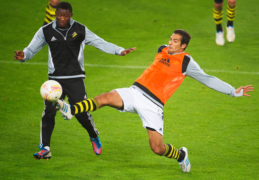 Moro Ibrahim och Celso Borges