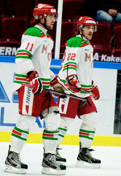 Bröderna Kopitar.  Anze Kopitar, Mora och Gasper Kopitar,