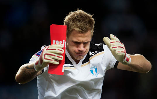 Johan Dahlin, målvakt, Malmö FF