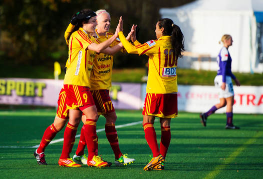 Madelaine Edlund, Veronica Boquete, Caroline Seger och