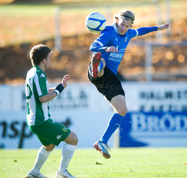 Anton Jonsson, Halmstad och Nicklas Lindqvist, Hammarby