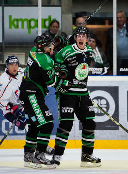 Viktor Lindgran, Mike Iggulden, Rögle jublar
