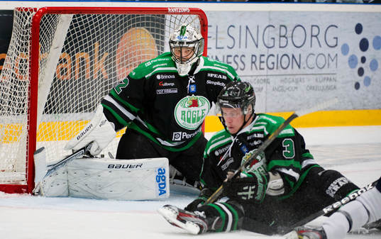 Jonas Fransson, målvakt, Lasse Kukkonen, Rögle