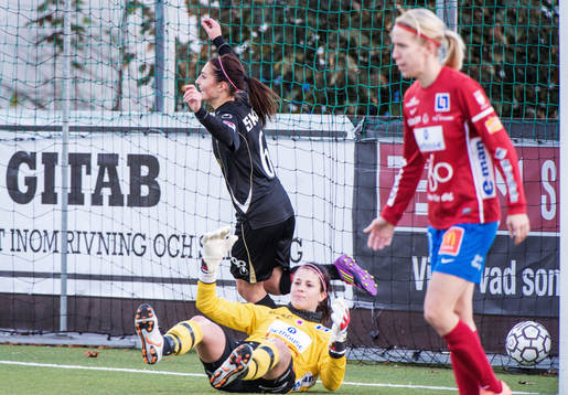 Anna Ahlstrand, Göteborg, jublar