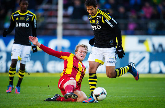 Anders Bååth, Syrianska, tacklar Celso Borges, AIK