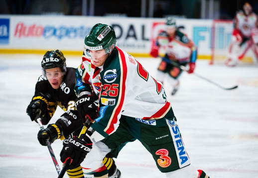 Edgars Klavins, AIK, och Viktor Stålberg, Frölunda