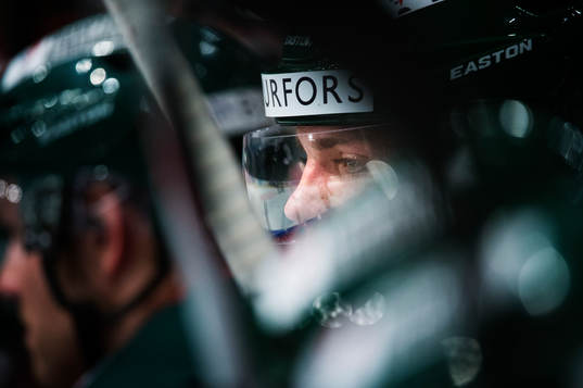 Viktor Stålberg, Frölunda, på bänken
