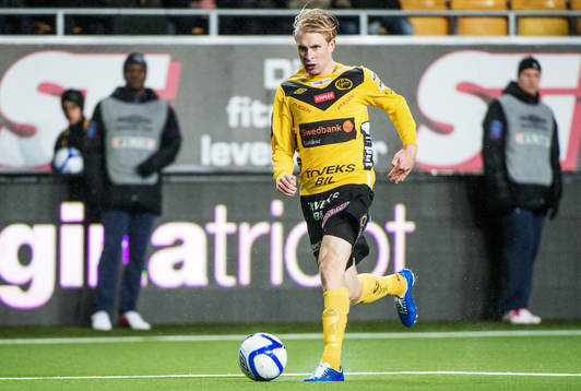 Johan Larsson, Elfsborg, löper mot mål