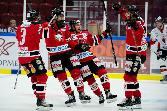 Mattias Persson, Ludvig Rensfeldt, Malmö Redhawks jublar