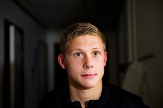 Erik Andersson, Landskrona, gjorde debut och blev målskytt