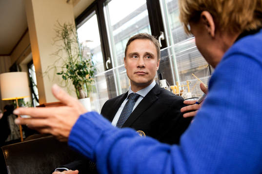 Juniorkronorna/Team 20:s huvudcoach Roger Rönnberg
