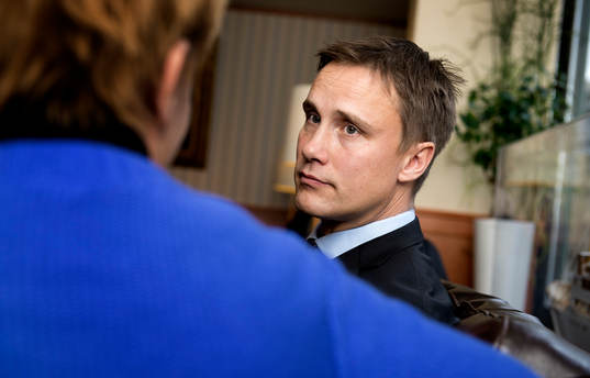 Juniorkronorna/Team 20:s huvudcoach Roger Rönnberg