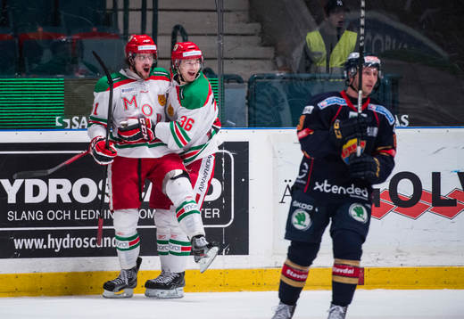 Anze Kopitar och Patrick Björnstrand, Mora jublar