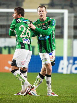 Fredrik Lundgren, Gais, tackas av när han byts ut i sin