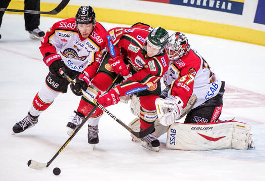 Robin Jacobsson, Luleå, och Per-Johan Axelsson, Frölunda,