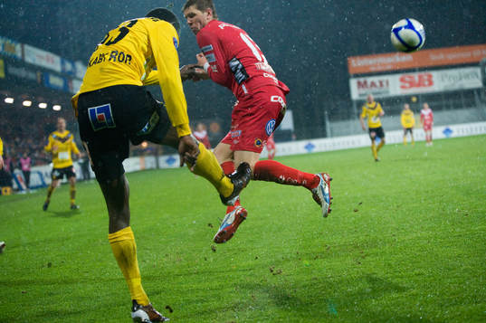 David Elm, Elfsborg och Gbenga Arokoyo, Mjällby