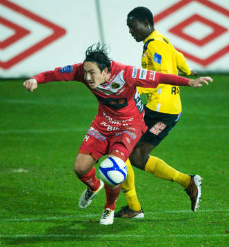 Gbenga Arokoya, Mjällby och Stefan Ishizaki, Elfsborg