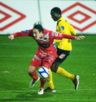 Gbenga Arokoya, Mjällby och Stefan Ishizaki, Elfsborg