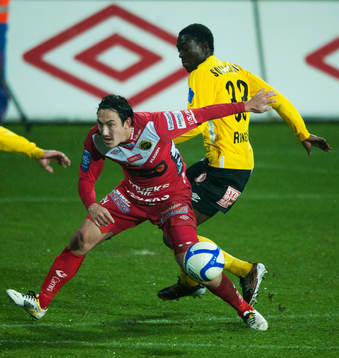 Gbenga Arokoya, Mjällby och Stefan Ishizaki, Elfsborg