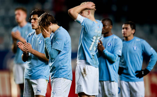 deppade miner i Malmö FF