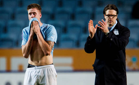 Pontus Jansson, Rikard Norling, tränare Malmö FF