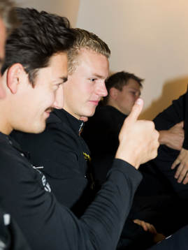 Oscar Hiljemark, IF Elfsborg och Stefan Ishizaki som gör
