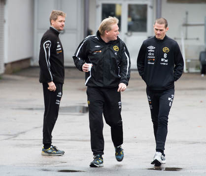 Jörgen Lennartsson, chefstränare och Jon Jönsson IF