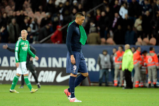 Deception Guillaume HOARAU - 03.11.2012 - PSG / Saint