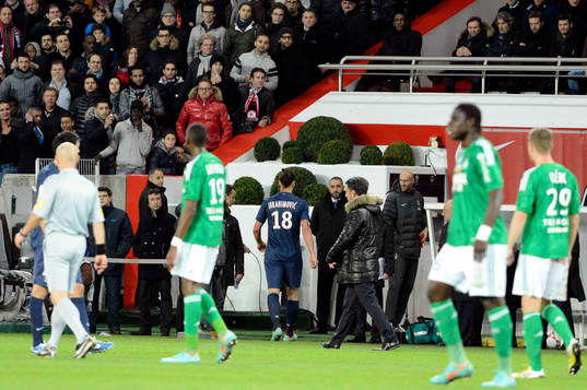 Expulsion de Zlatan Ibrahimovic - 03.11.2012 - PSG / Saint