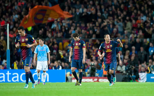 Fotboll, FC Barcelona, RC Celta de VigoLiga futbol