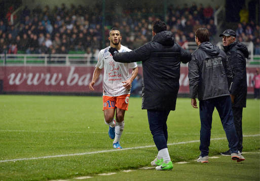 Joie Younes BELHANDA - 03.11.2012 - Troyes / Montpellier -