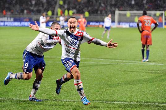 Joie Lisandro LOPEZ / Steed MALBRANQUE - 04.11.2012 - Lyon