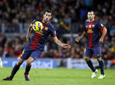 Sergio Busquets och Mascherano