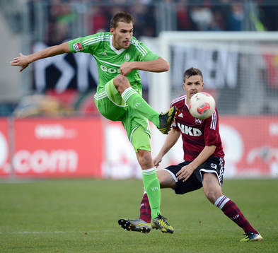 v.l. Bas Dost, Per Nilsson (Nuernberg)