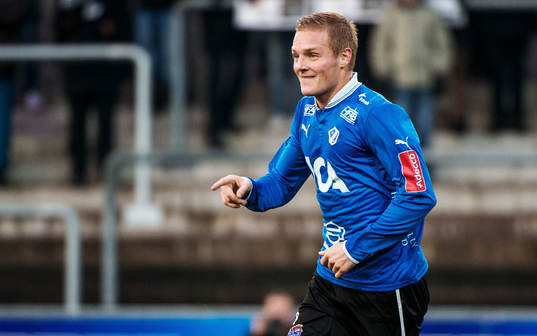 Gudjón Baldvinsson, Halmstad, jublar