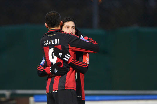 Brommapojkarnas Nabil Bahoui jublar