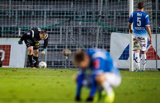 Fredrik Persson, målvakt, Zoran Jovanovic, Trelleborg
