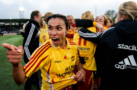 "Vi är Tyresö" skriker Marta Vieira da Silva, Tyresö