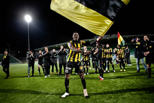 Häcken jublar