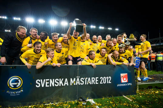 IF Elfsborg svenska mästare 2012, podiet