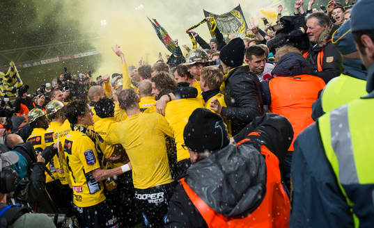 IF Elfsborg glädje, svenska mästare