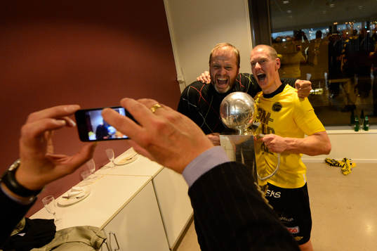 Elfsborg firar segern i Borås