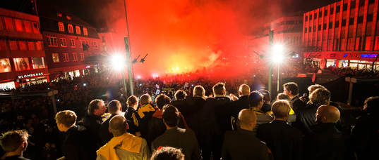 Glädje Elfsborg Stora torget Borås