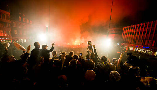 Lennart Johanssons pokal Elfsborg stora torget glödje
